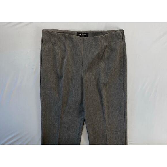 Talbots Side Zip Comfort Stretch Knit Dress Pants, Trousers. Gray, Women's 10. - Picture 6 of 9
